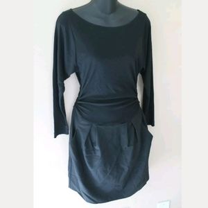 Theory Womens Long Sleeve Wide Neck Wool‎ Blend Con